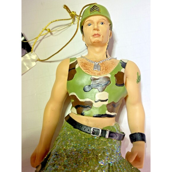 December Diamonds SARGE Christmas Ornament In Original Box Merman RETIRED 2006 - Picture 8 of 16